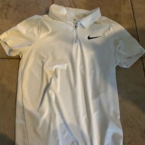 Nike White Tennis Polo